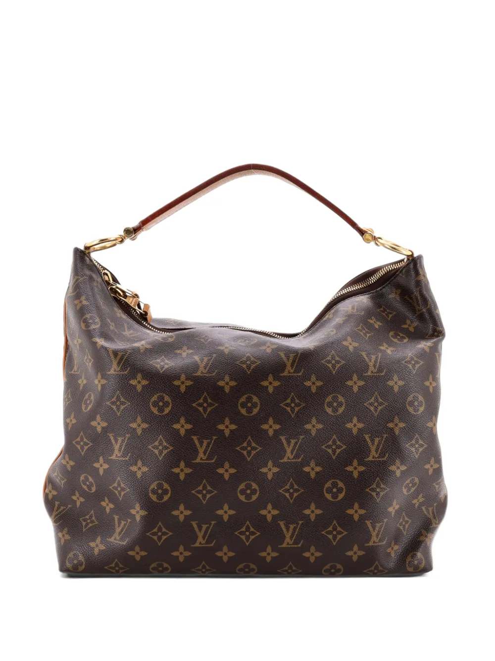 Louis Vuitton Pre-Owned Sully Handbag Monogram Canvas MM hobo bag - Braun