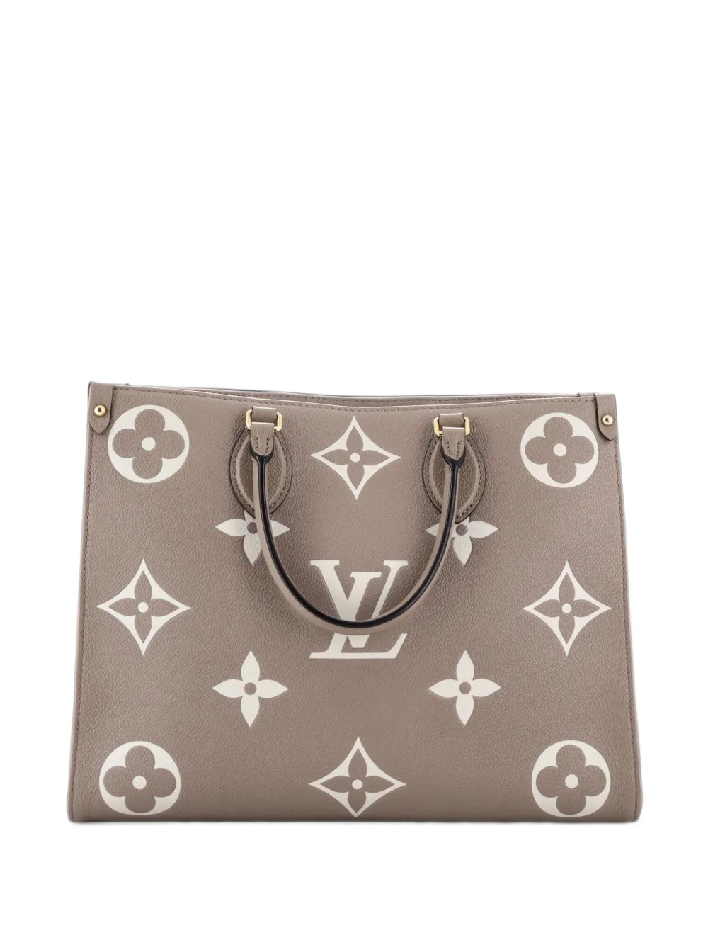 Louis Vuitton Pre-Owned OnTheGo Tote Bicolor Monogram Empreinte Giant MM shoulder bag - Nude