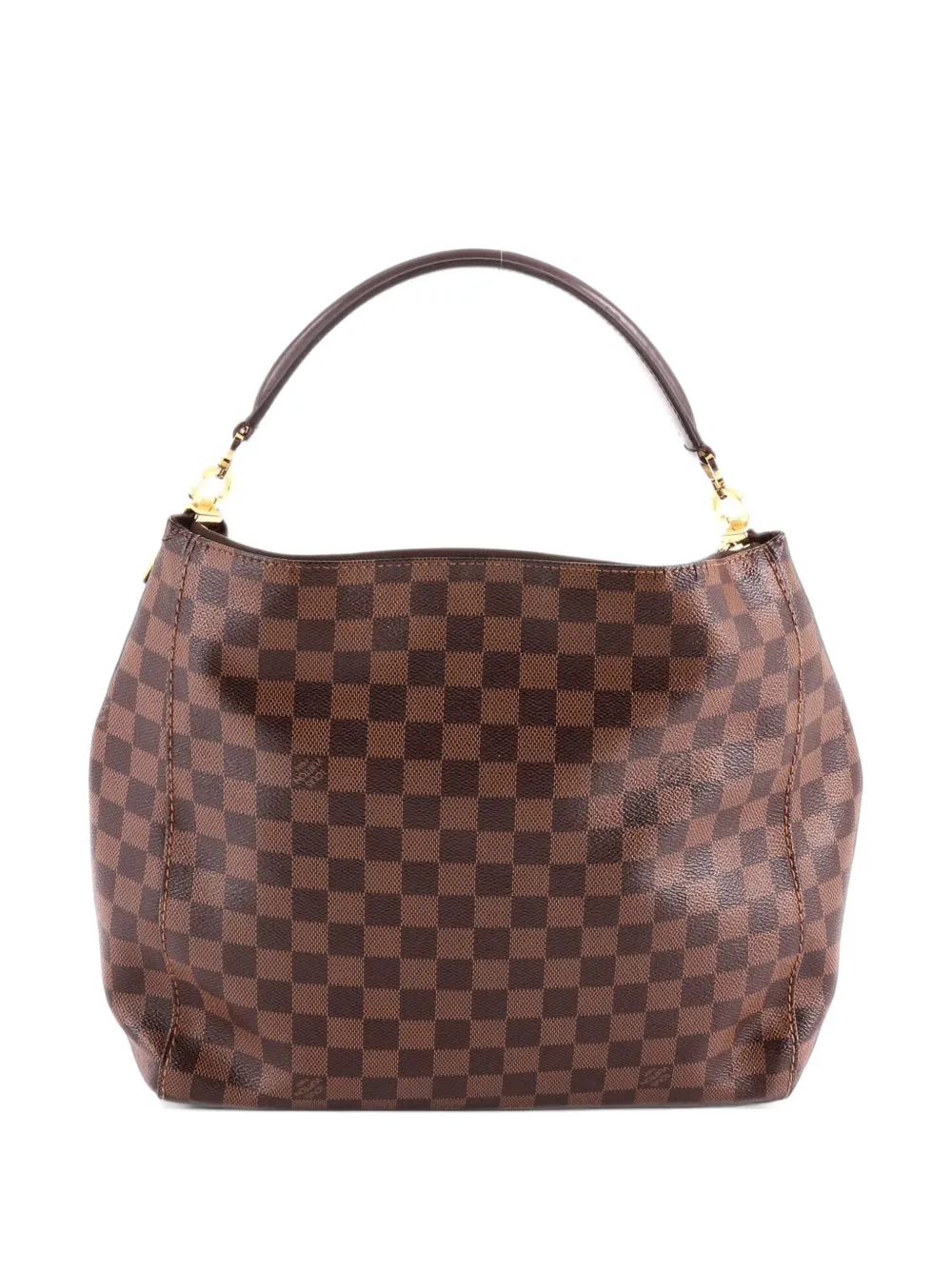 Louis Vuitton Pre-Owned Portobello Handbag Damier PM hobo bag - Braun
