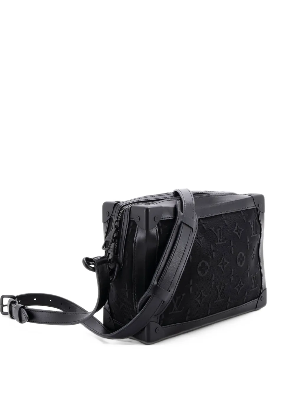 Louis Vuitton Pre-Owned Soft Trunk Bag Monogram See Through Mesh crossbody bag - Schwarz