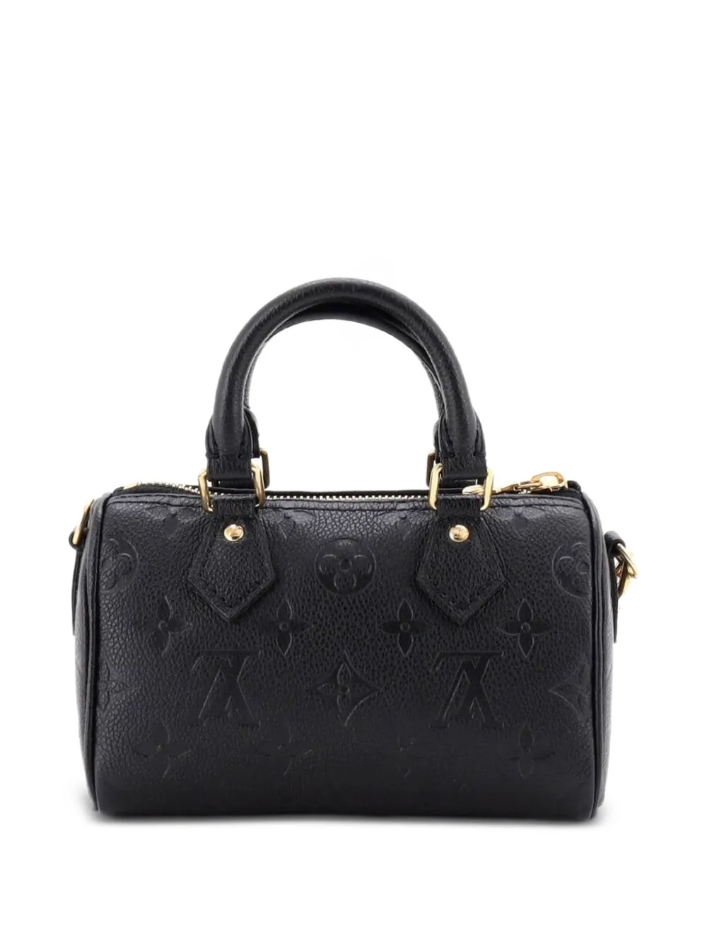 Louis Vuitton Pre-Owned Speedy Bandouliere NM Bag Monogram Empreinte Leather Nano travel bag - Nero