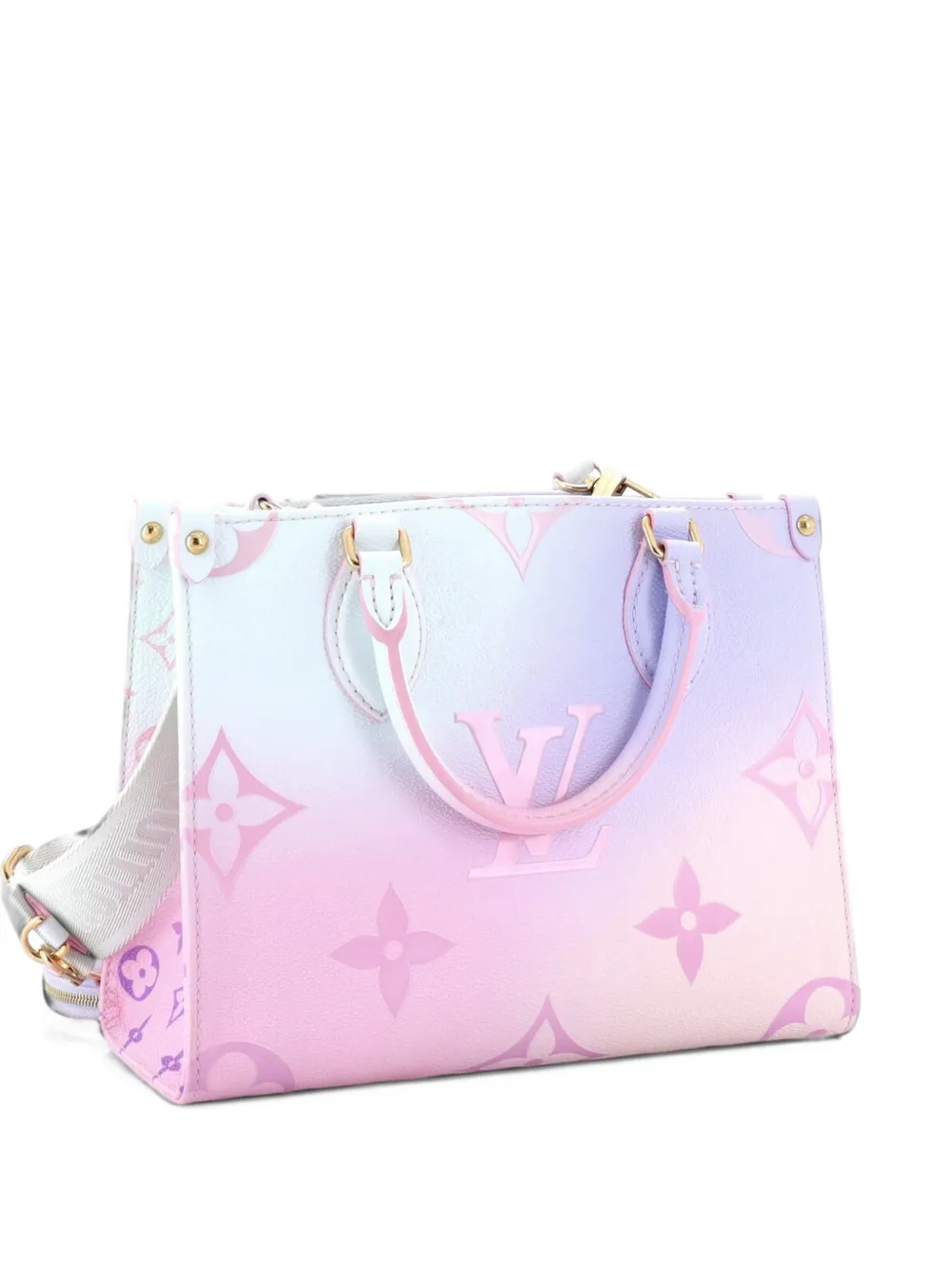 Louis Vuitton Pre-Owned OnTheGo Tote Spring in the City Monogram Giant Canvas PM shoulder bag - Mehrfarbig