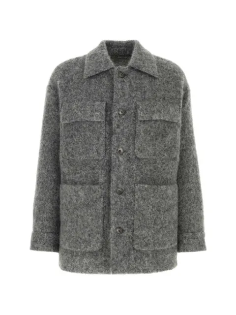Dolce & Gabbana brushed-finish shirt jacket