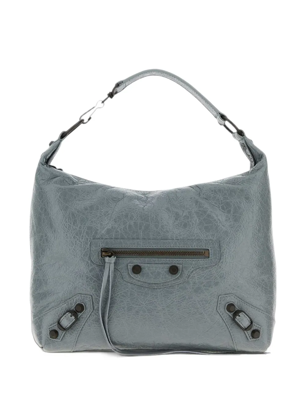 Balenciaga Le City hobo bag small in black Blauw