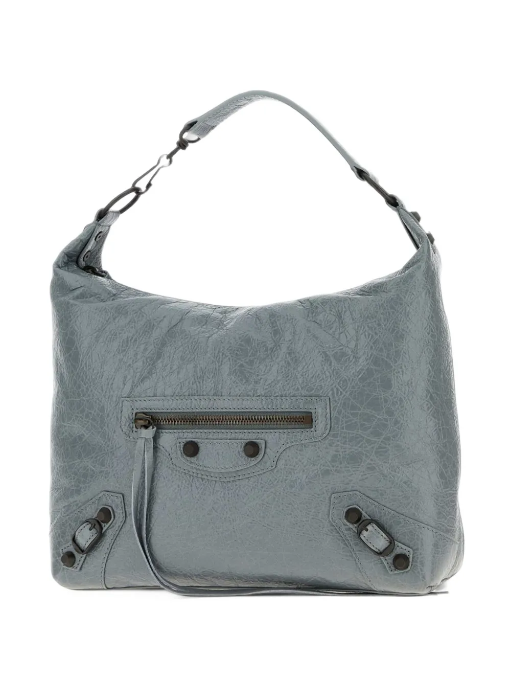 Balenciaga Le City hobo bag small in black - Blu