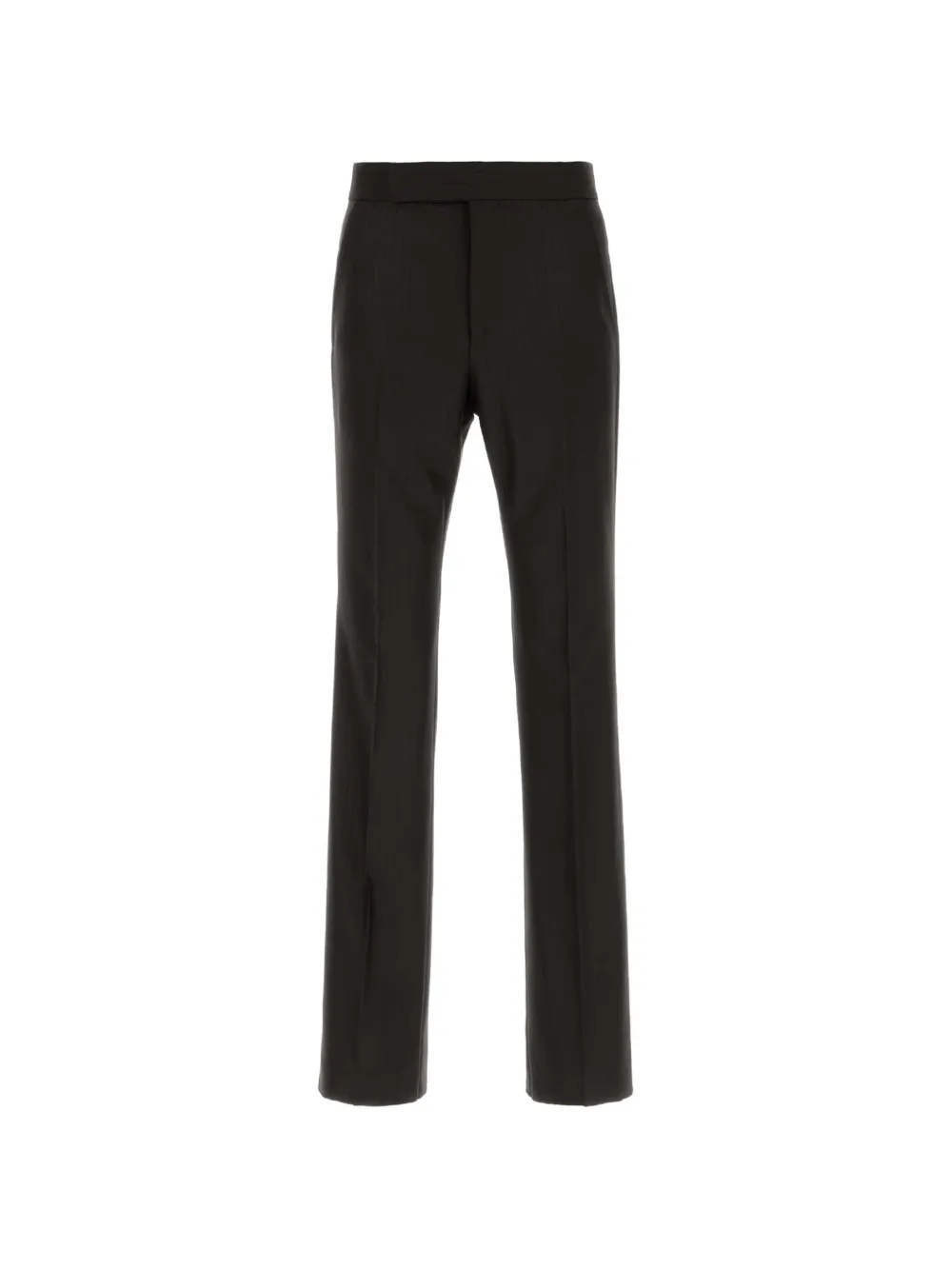TOM FORD embroidered twill trousers Bruin