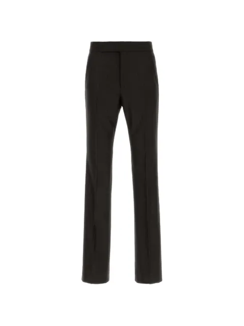 TOM FORD embroidered twill trousers