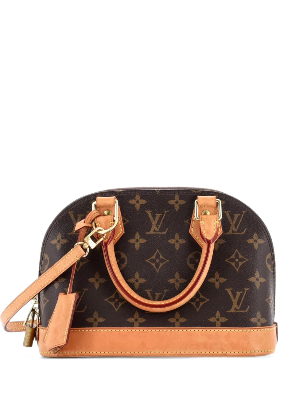 Louis Vuitton Pre-Owned Alma Handbag Monogram Canvas BB crossbody bag - Braun