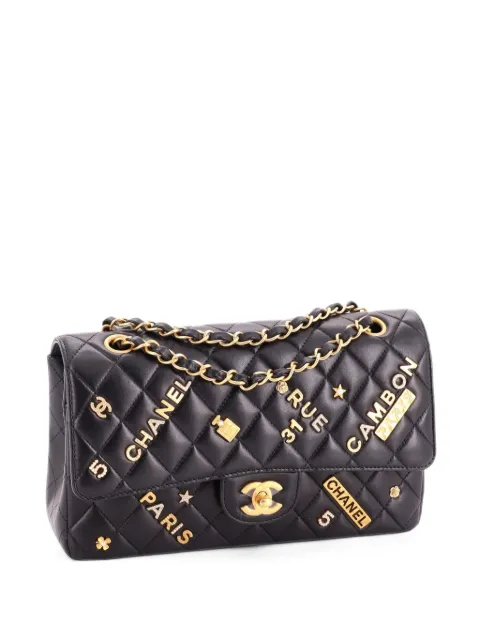 CHANEL Pre-Owned Lucky Charms Classic Double Flap Bag Quilted Lambskin Medium shoulder bag