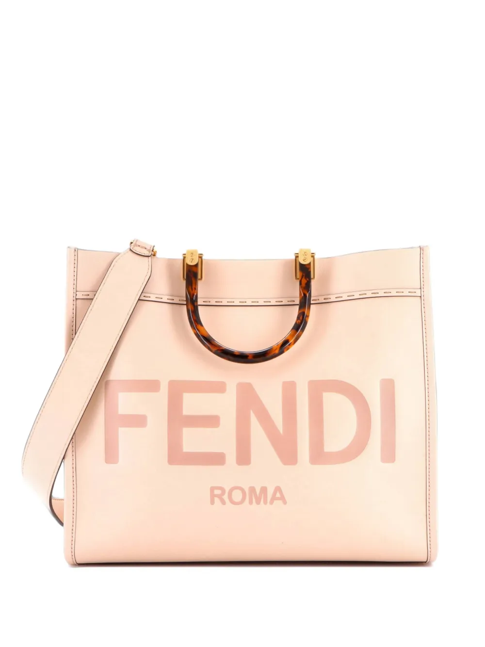 Fendi Pre-Owned Sunshine Shopper Leather Medium tote bag - Rosa