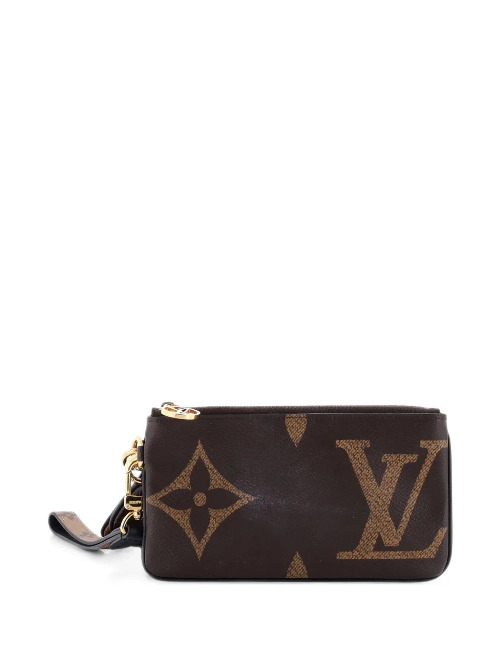 Louis Vuitton Pre-Owned Trio Pouch Set Reverse Monogram Giant clutch bag - Marrone