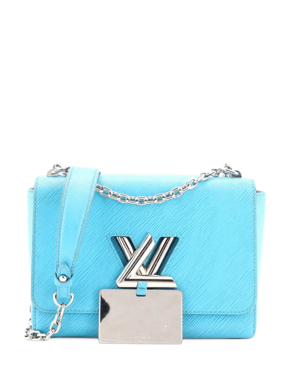 Louis Vuitton Pre-Owned Twist Handbag Epi Leather MM crossbody bag - Blu