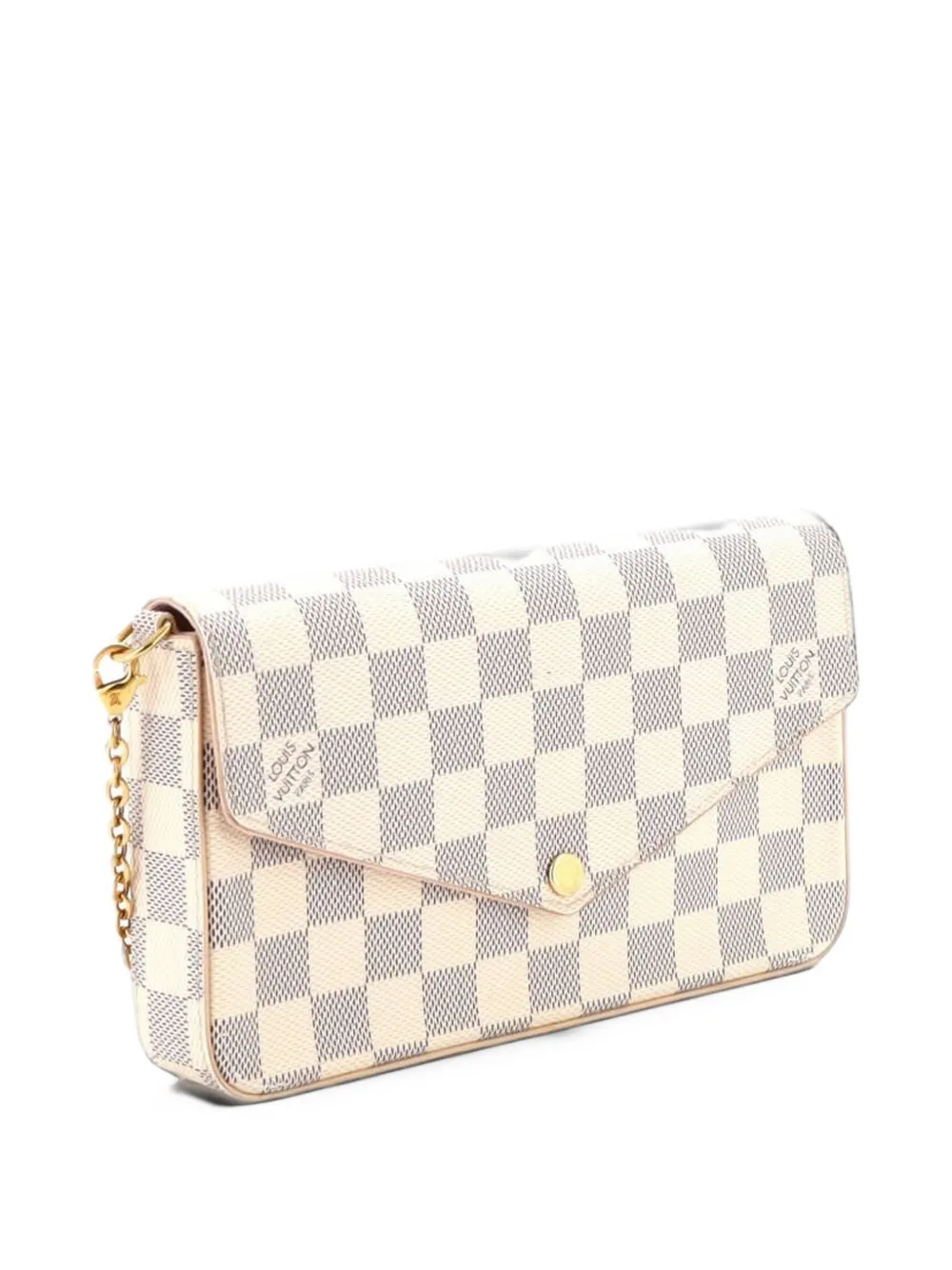 Louis Vuitton Pre-Owned Felicie Pochette Damier crossbody bag - Bianco
