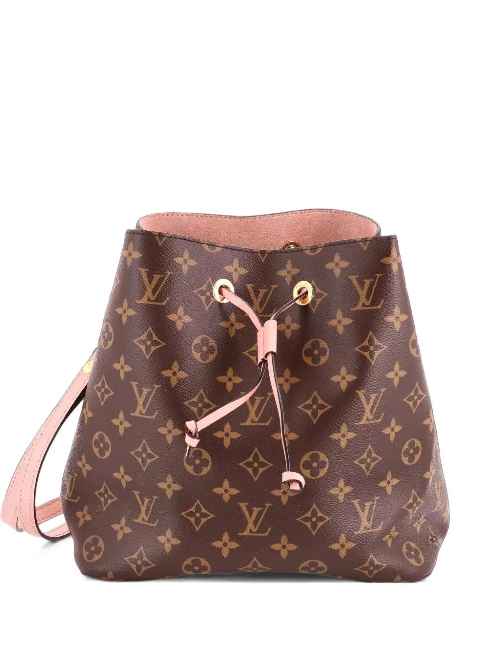 Louis Vuitton Pre-Owned NeoNoe Handbag Monogram Canvas with Leather MM bucket bag - Rosa