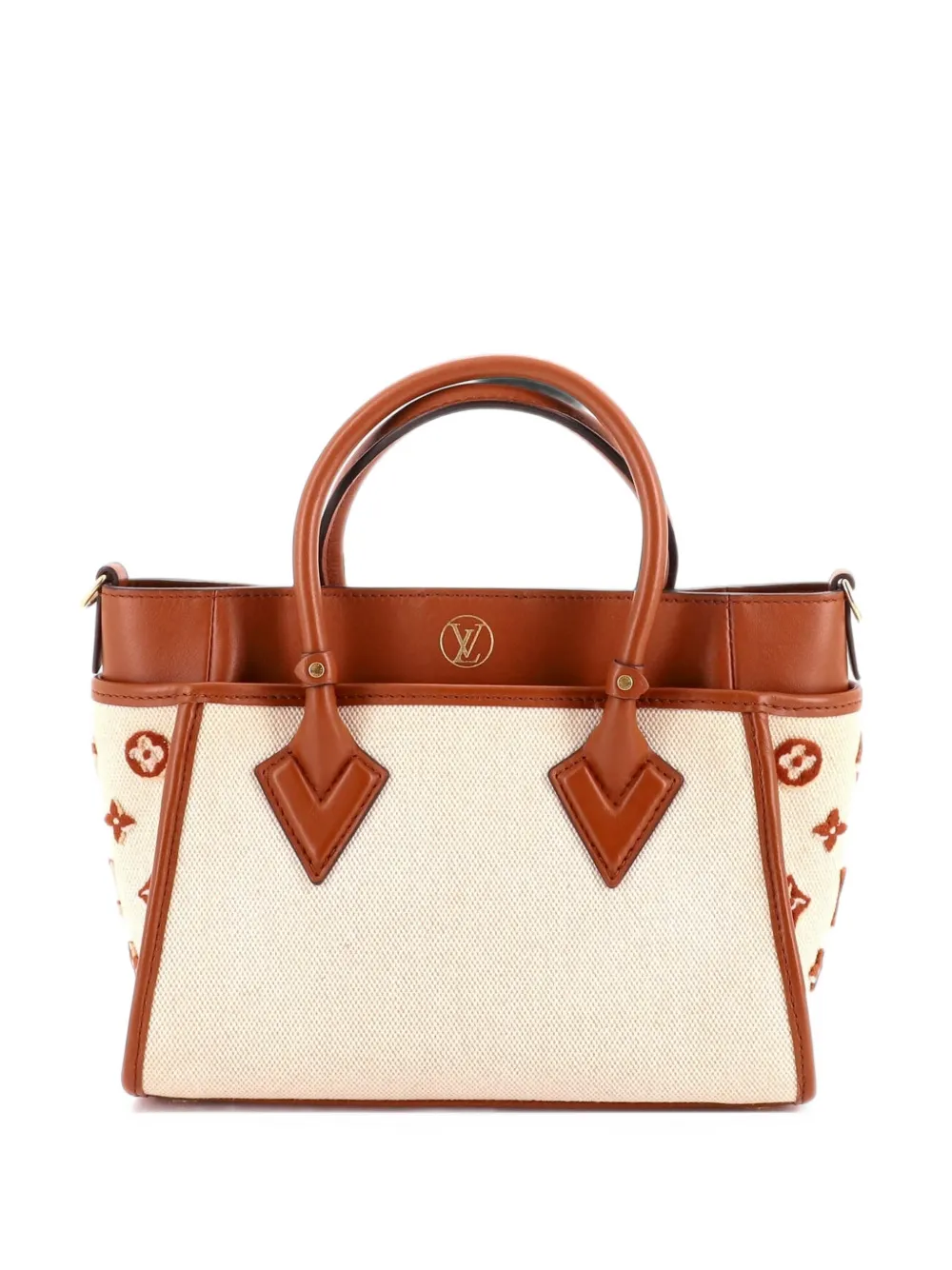 Louis Vuitton Pre-Owned On My Side Tote Monogram Tufted Canvas PM shoulder bag - Braun