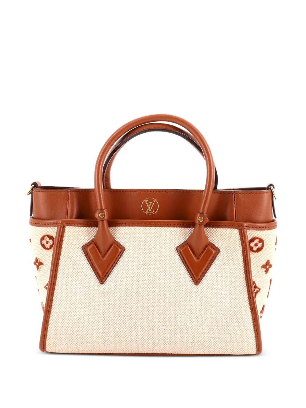 Louis Vuitton Pre-Owned On My Side Tote Monogram Tufted Canvas PM shoulder bag - Brown