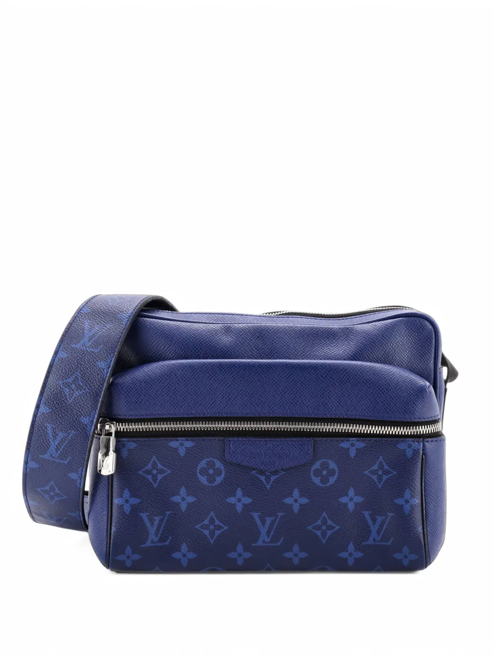 Louis Vuitton Pre-Owned Outdoor Messenger Bag Monogram Taigarama crossbody bag - Blu