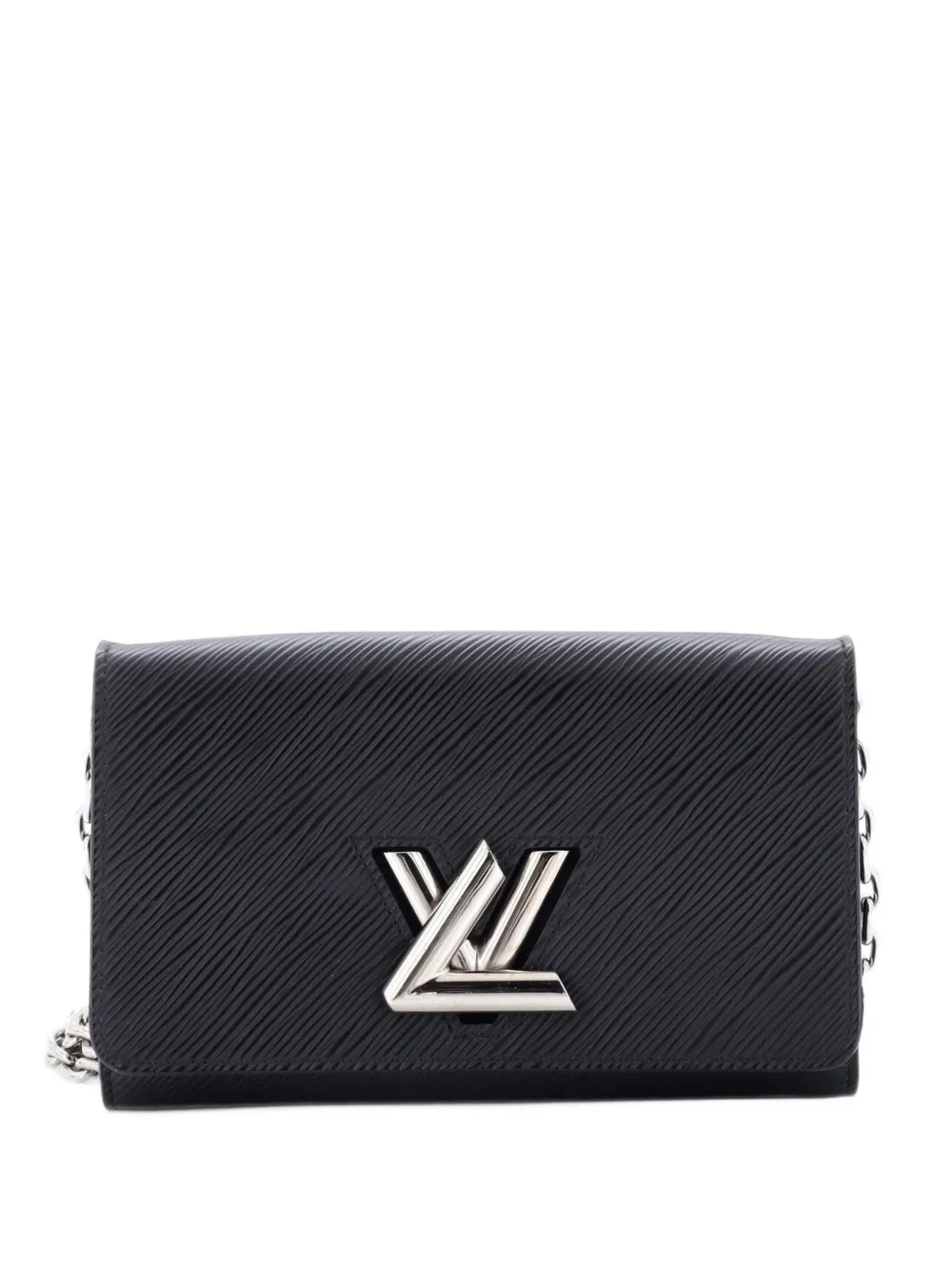 Louis Vuitton Pre-Owned Twist Chain Wallet Epi Leather crossbody bag - Schwarz