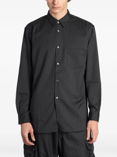 Comme Des Garçons Shirt stripe-pattern patch-pocket shirt