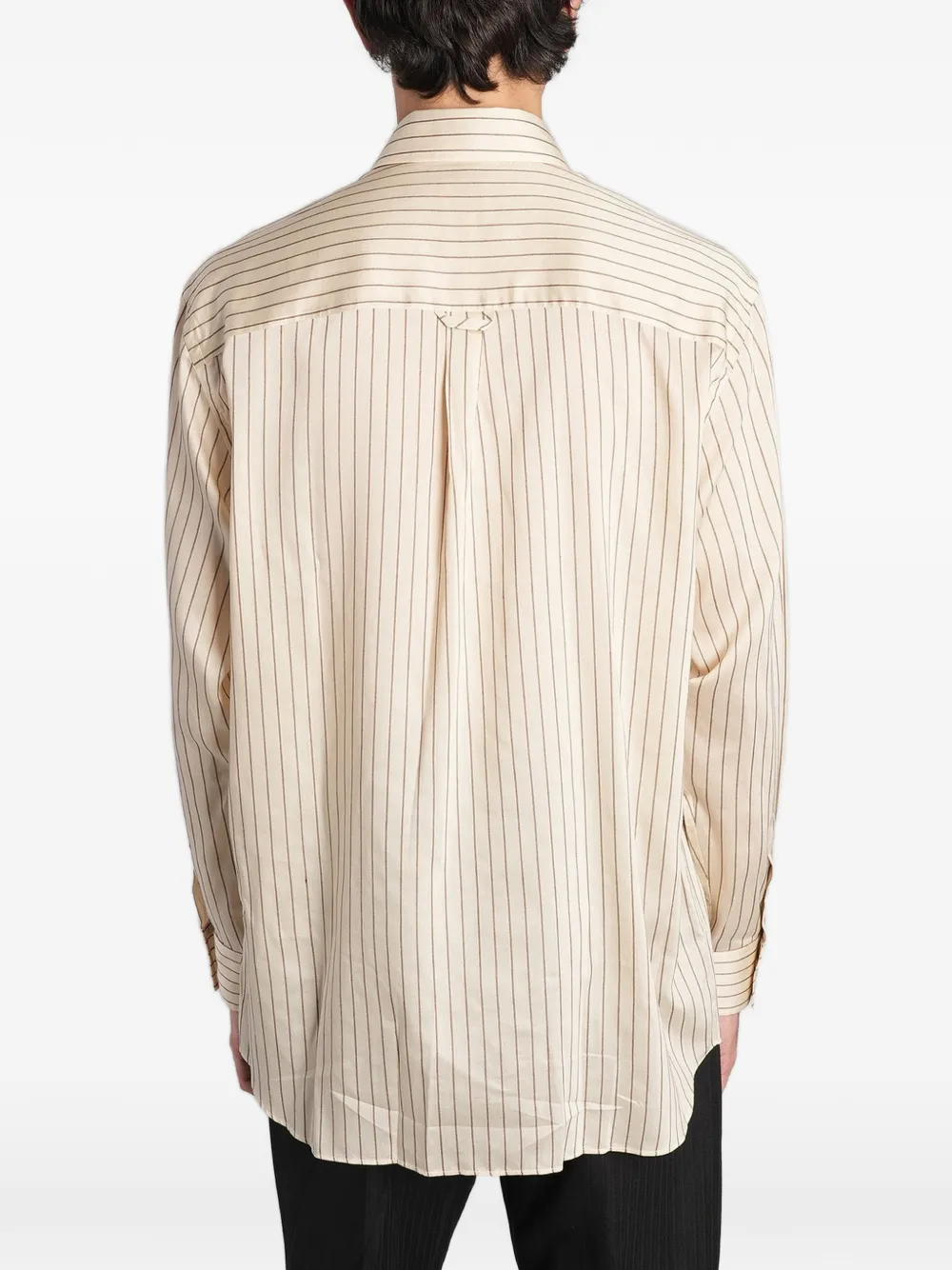 Paul Smith vertical-stripe shirt Beige