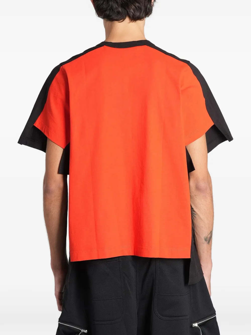 Comme Des Garçons Shirt layered double-sleeve T-shirt Rood