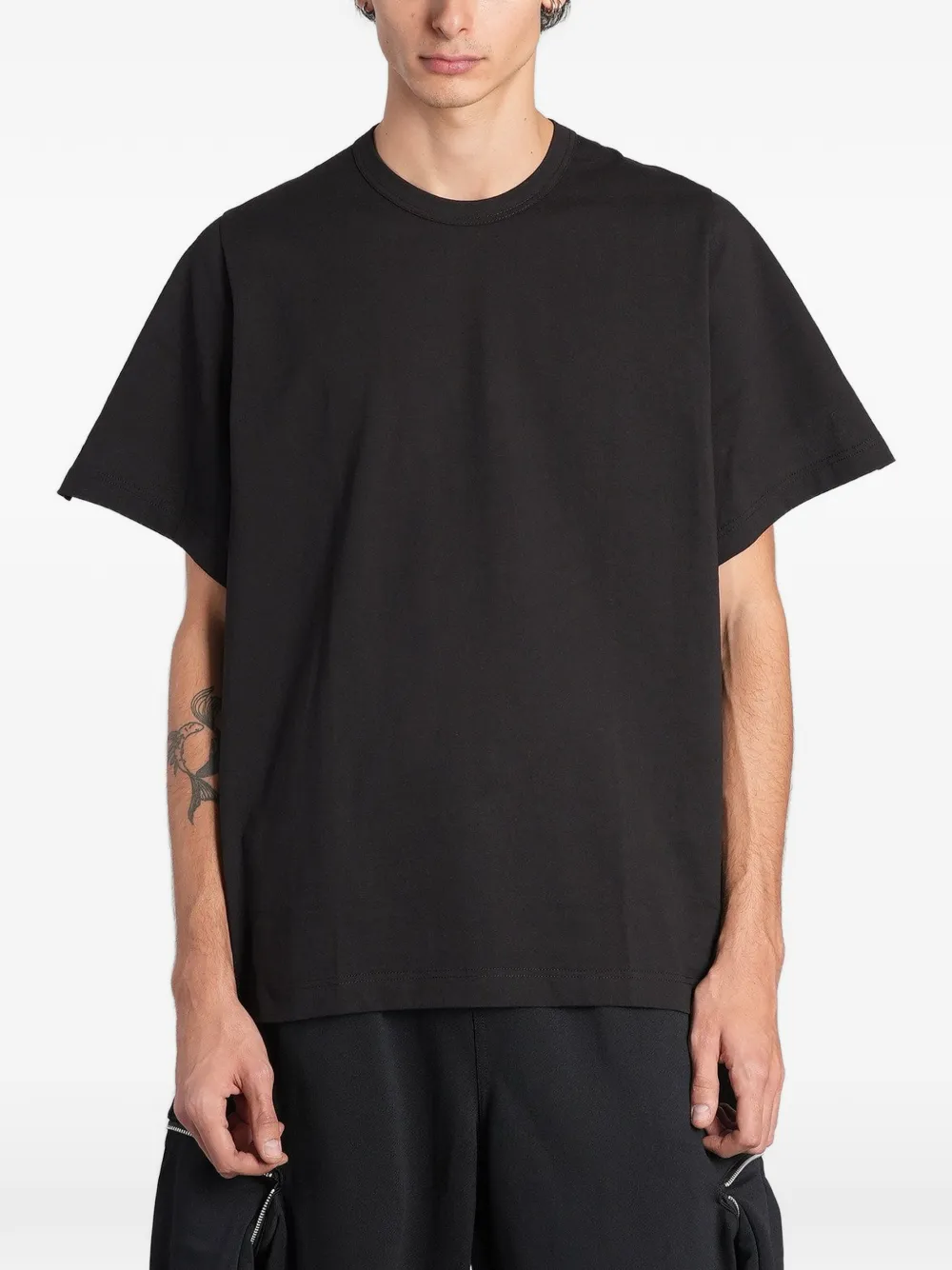 Comme Des Garçons Shirt layered double-sleeve T-shirt Rood