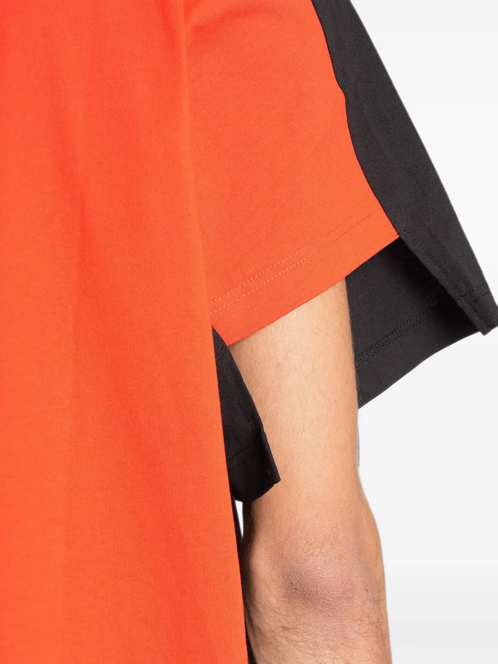 Comme Des Garçons Shirt layered double-sleeve T-shirt Rood