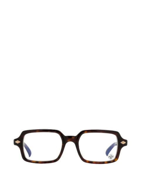 Chrome Hearts Dove rectangle-frame glasses