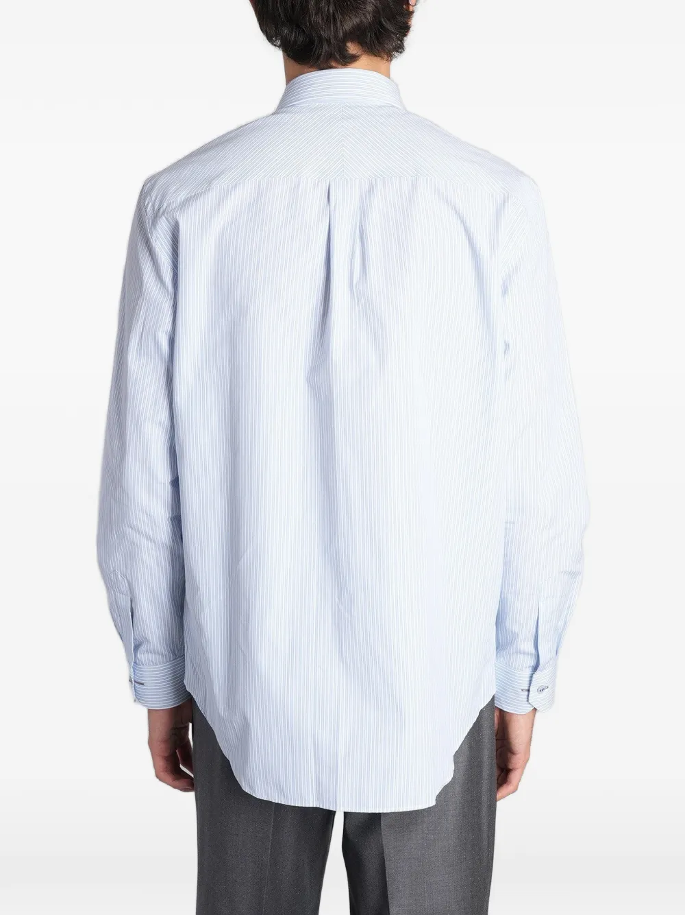 Paul Smith regular-fit blue stripe shirt Blauw