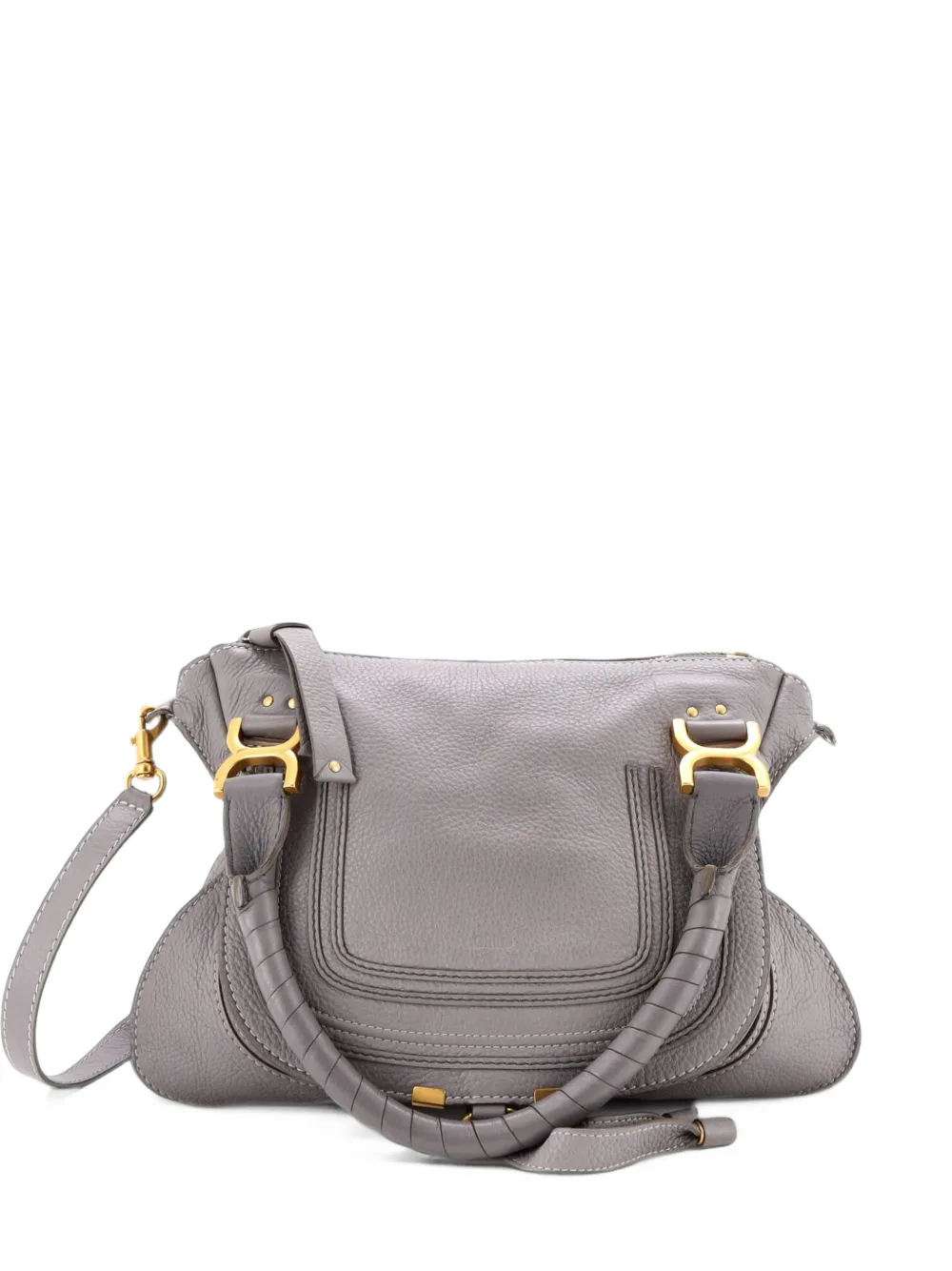 Chloé Pre-Owned Marcie Leather Medium satchel - Grau
