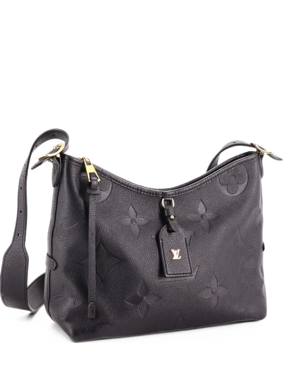 Louis Vuitton Pre-Owned CarryAll Monogram Empreinte Giant PM hobo bag - Schwarz