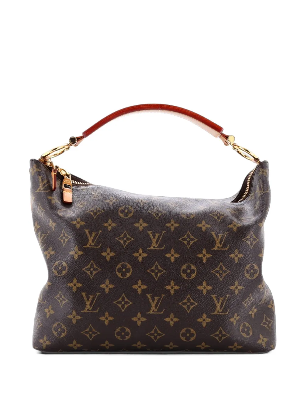 Louis Vuitton Pre-Owned Sully Handbag Monogram Canvas PM hobo bag - Braun