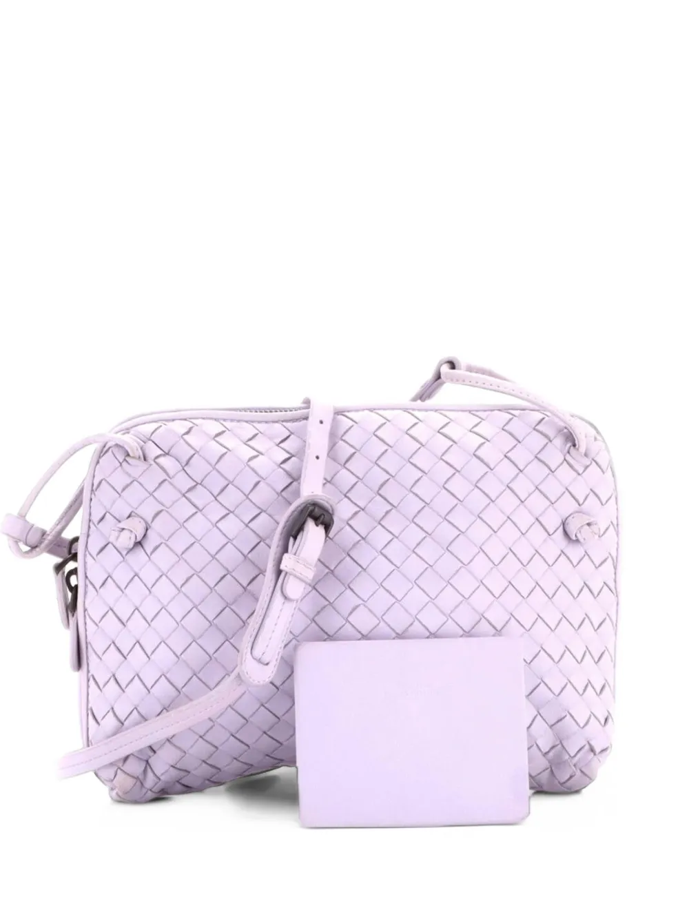 Bottega Veneta Pre-Owned Nodini Intrecciato Nappa Small crossbody bag - Violett