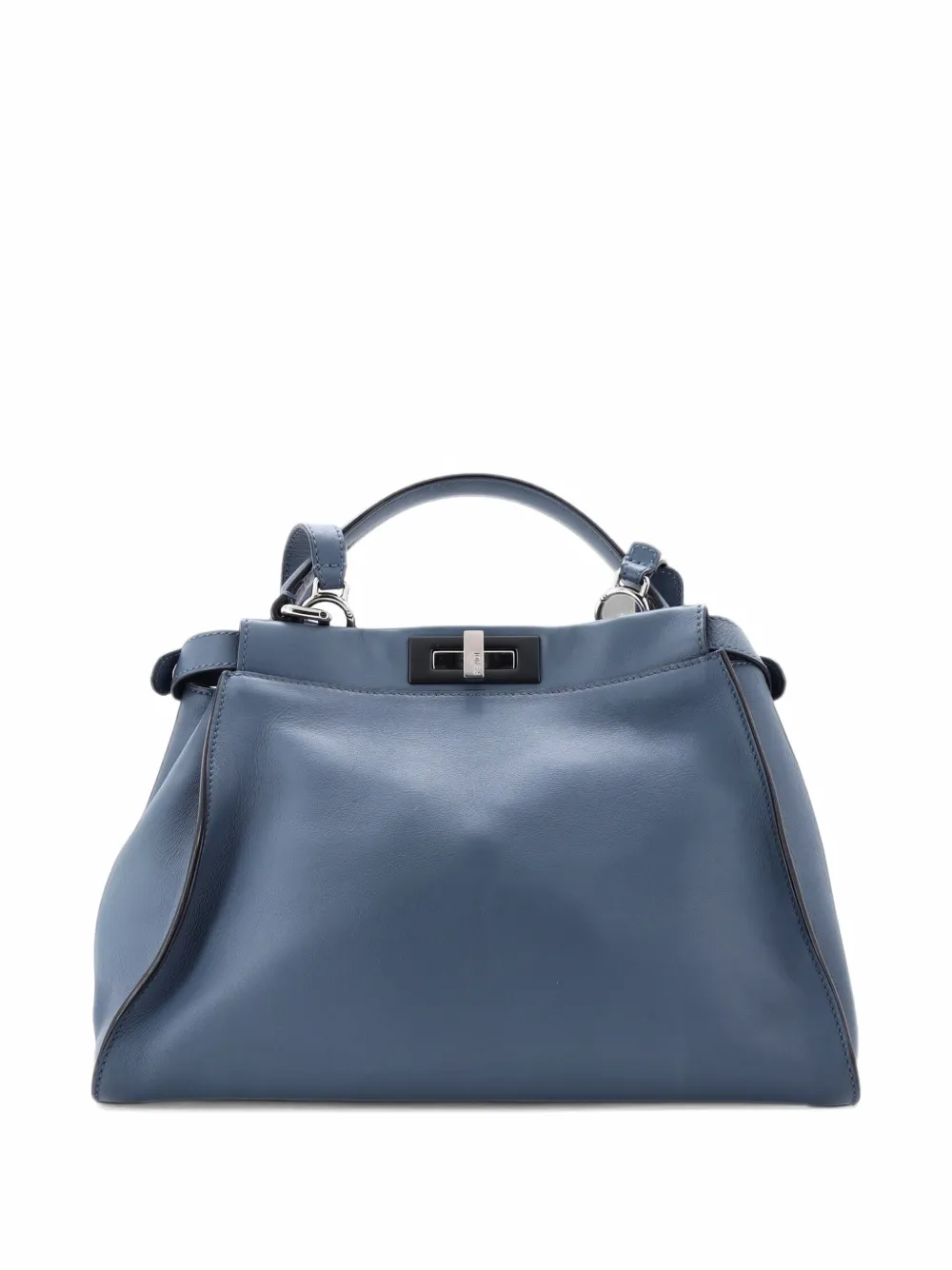 Fendi Pre-Owned Peekaboo Bag Rigid Leather Regular satchel - Blau