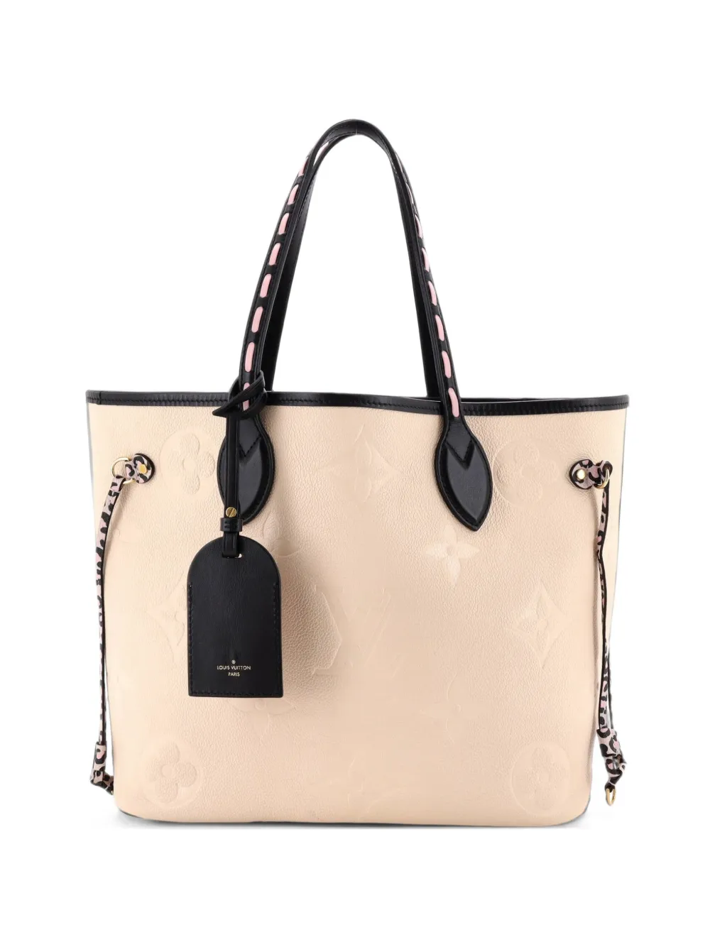 Louis Vuitton Pre-Owned Neverfull NM Wild at Heart Monogram Empreinte Giant MM tote bag - Schwarz