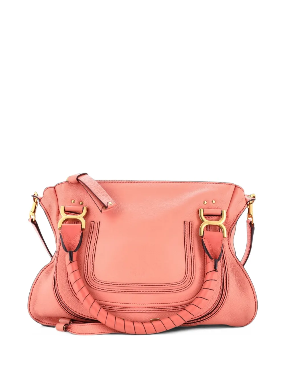 Chloé Pre-Owned Marcie Leather Medium satchel - Rosa