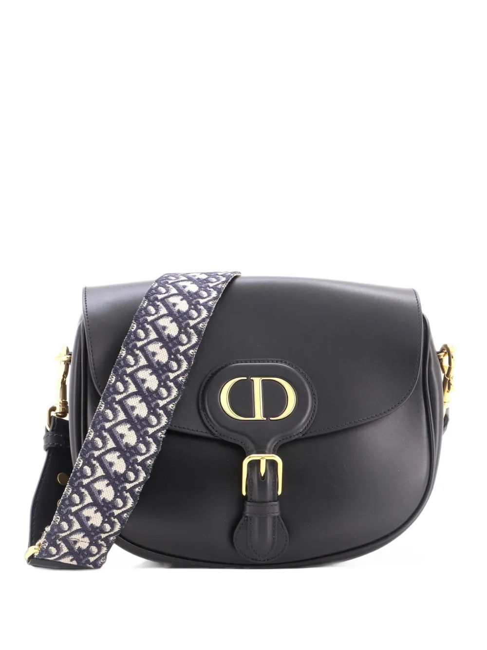 Christian Dior Pre-Owned Bobby Flap Bag Leather Large crossbody bag - Schwarz