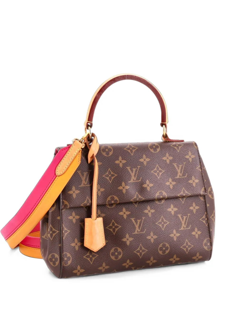 Louis Vuitton Pre-Owned Cluny Top Handle Bag Monogram Canvas BB satchel - Brown