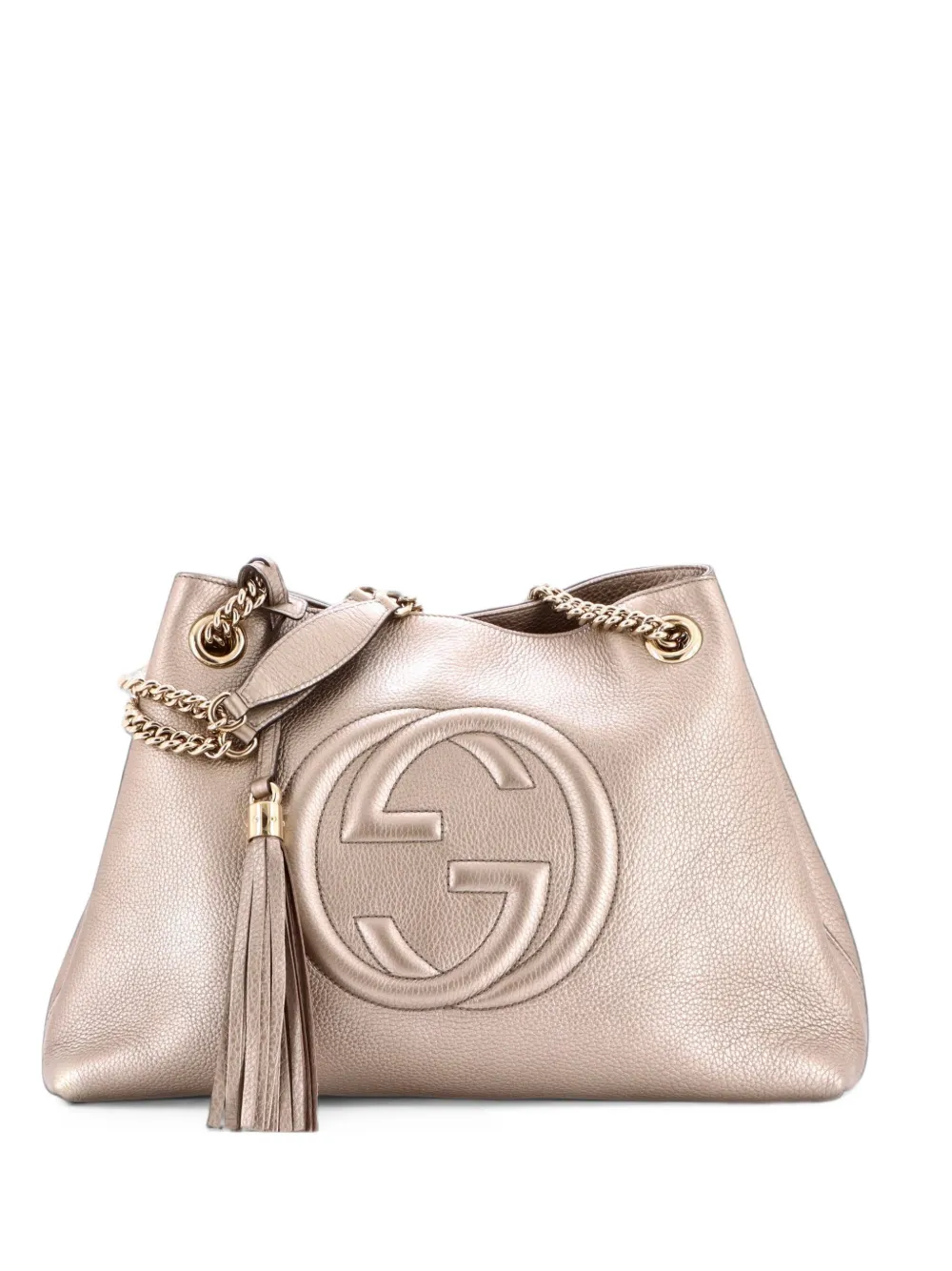 Gucci Pre-Owned Soho Chain Strap Leather Medium shoulder bag - Oro