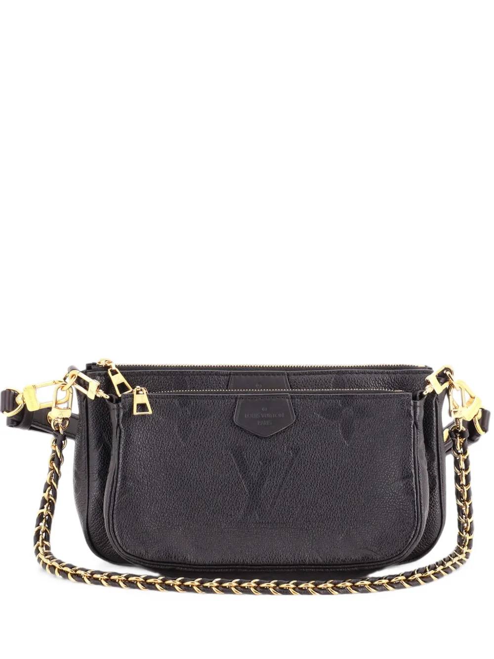 Louis Vuitton Pre-Owned Multi Pochette Accessoires Monogram Empreinte Giant crossbody bag - Black