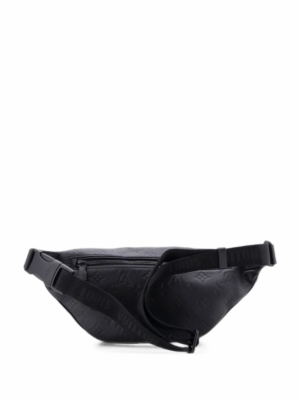 Louis Vuitton Pre-Owned Discovery Bumbag Monogram Shadow Leather belt bag - Black