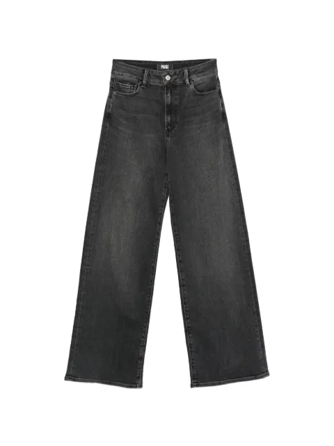 PAIGE Anessa faded wide-leg jeans