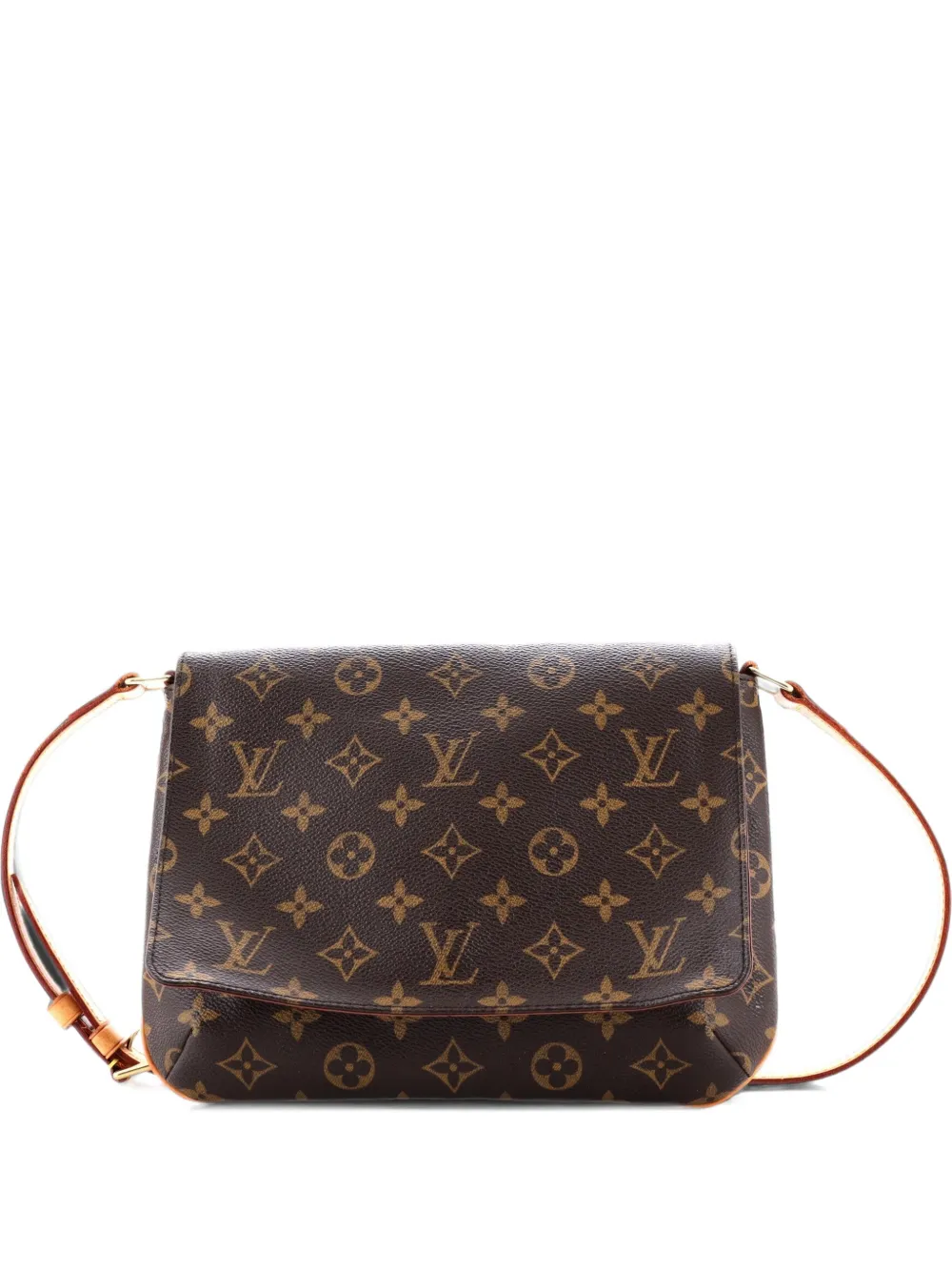 Louis Vuitton Pre-Owned Musette Tango Handbag Monogram Canvas shoulder bag - Braun