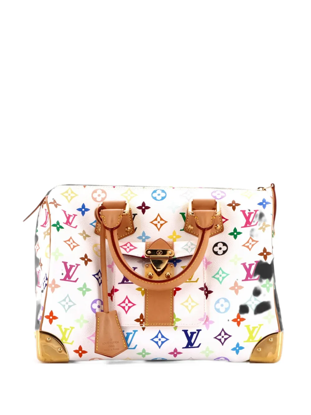 Louis Vuitton Pre-Owned Speedy Handbag Monogram Multicolor 30 satchel - Weiß
