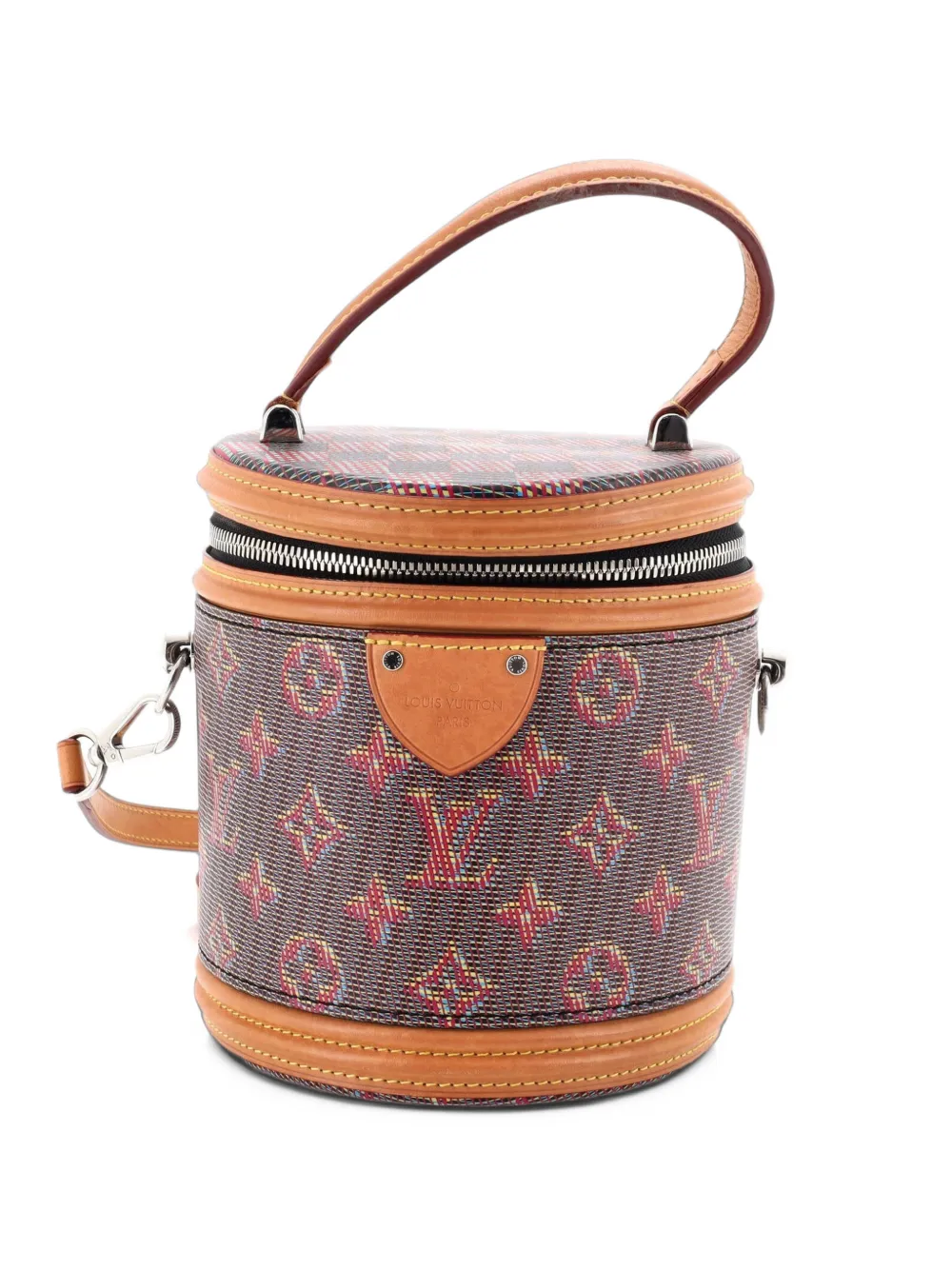Louis Vuitton Pre-Owned Cannes Handbag Damier Monogram LV Pop Canvas satchel - Marrone