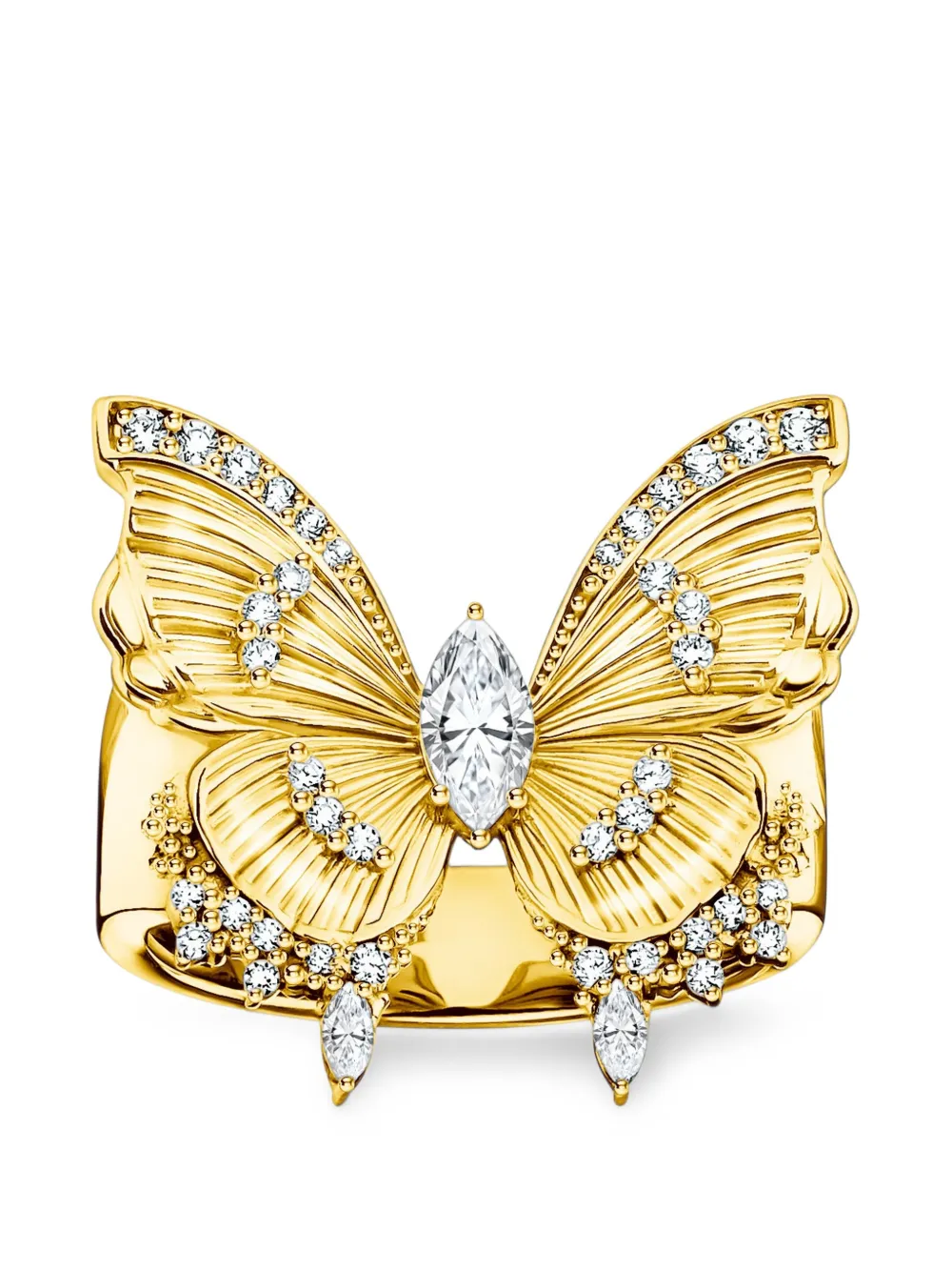 Thomas Sabo Butterfly Paradise cocktail ring - Oro
