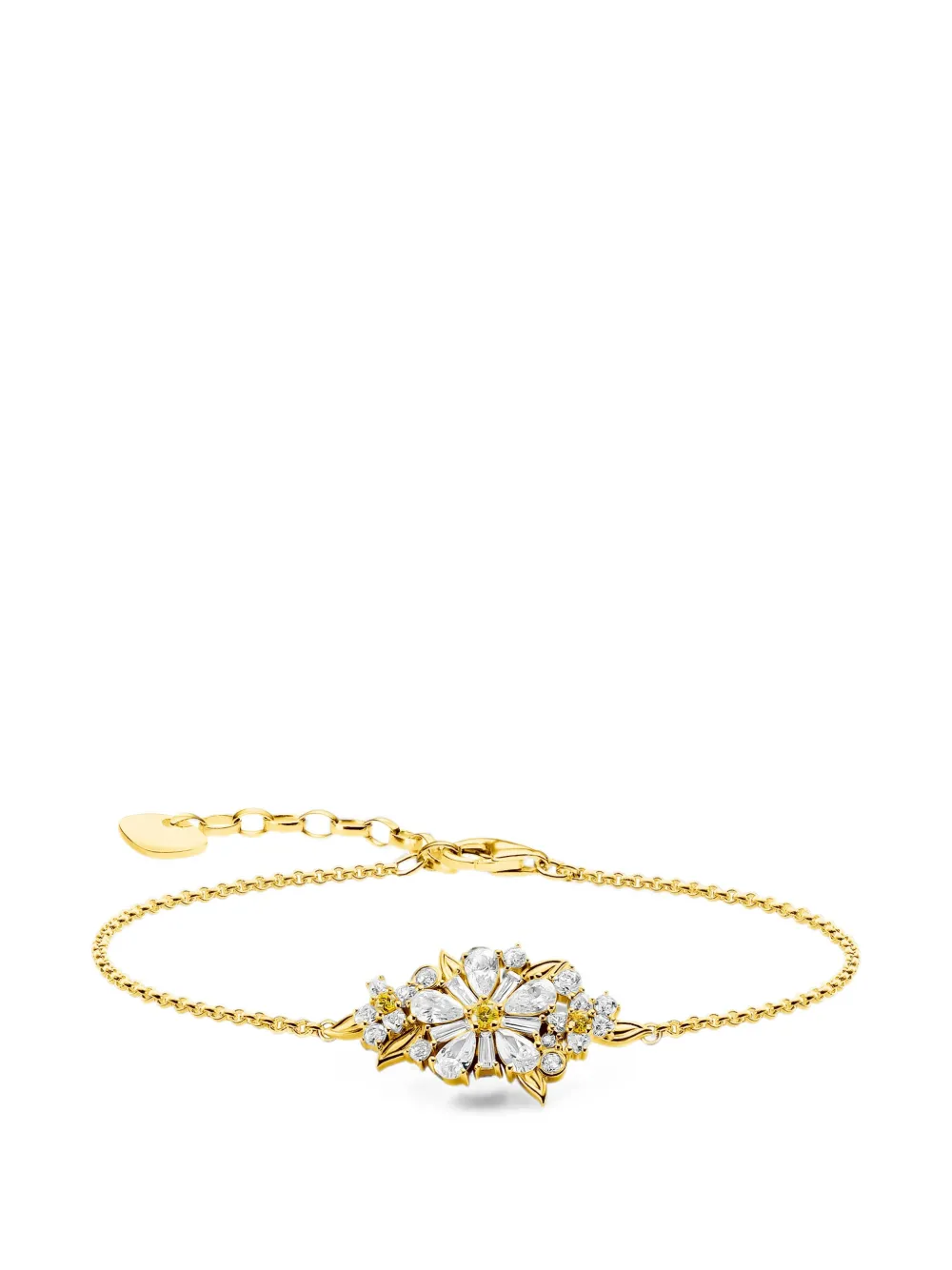 Thomas Sabo Lovely Daisy crystal-embellished bracelet - Oro