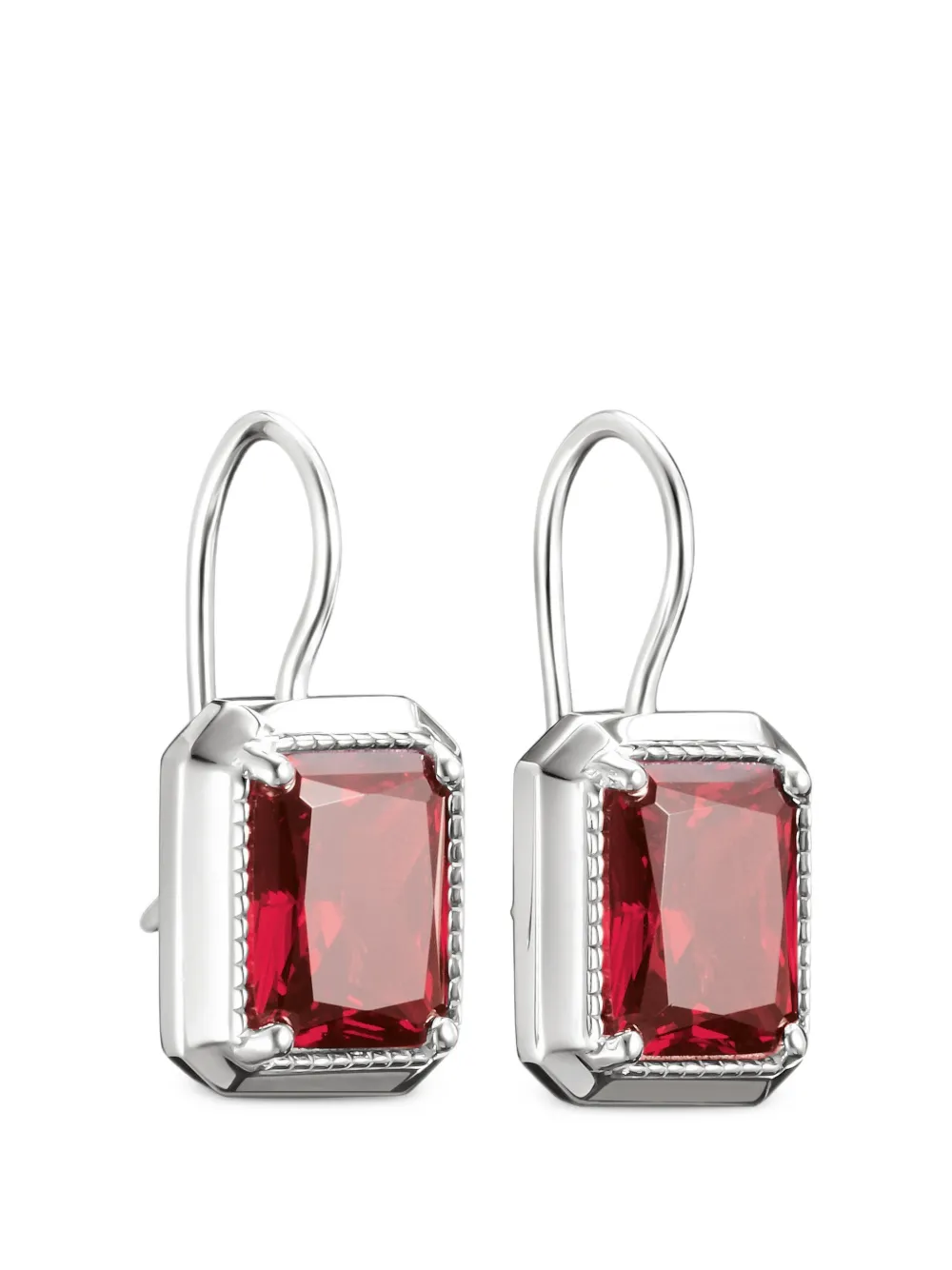 Thomas Sabo Elyndra octagon-cut earrings - Argent Thomas Sabo Elyndra octagon-cut earrings - Argent