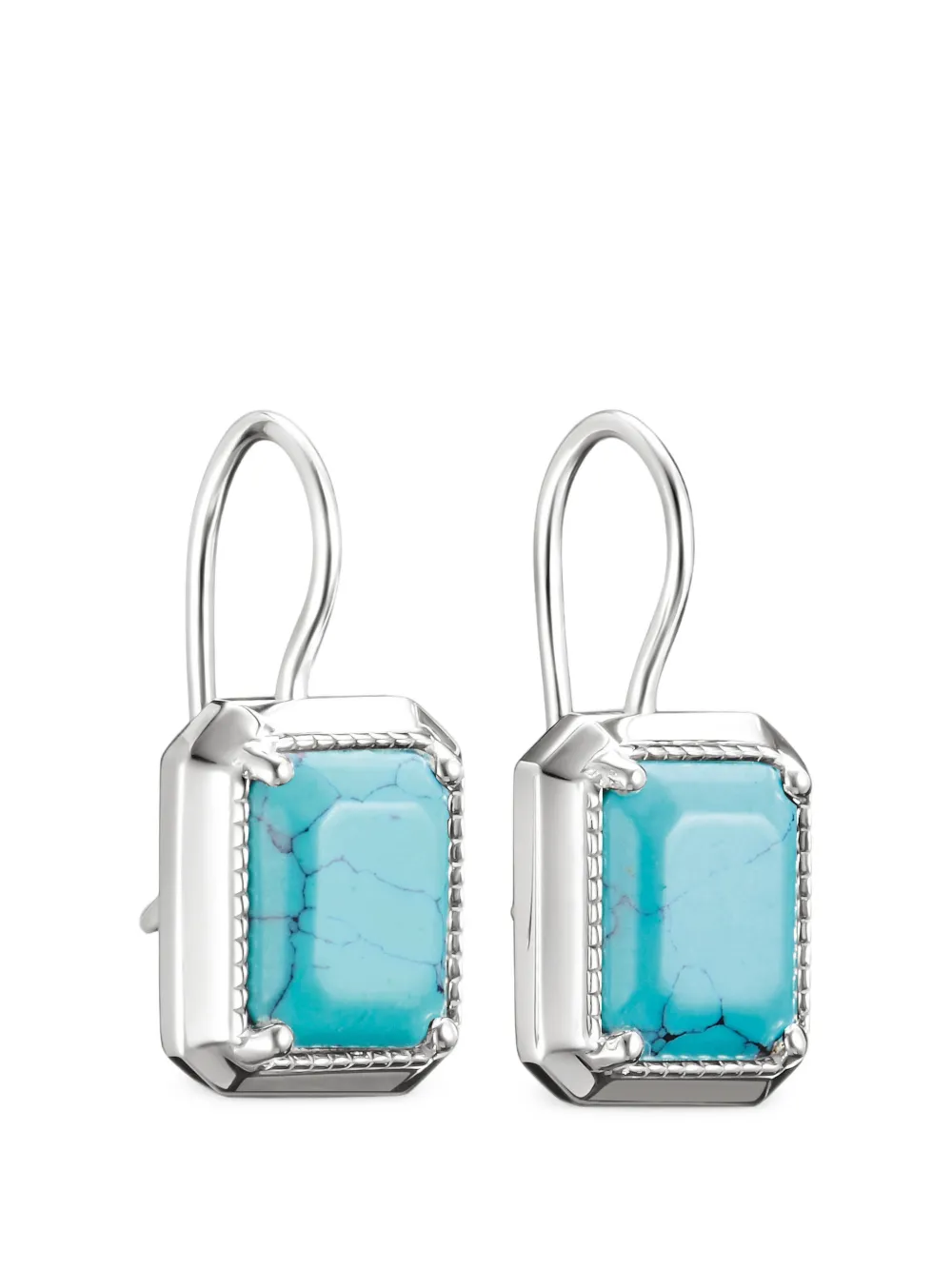Thomas Sabo Elyndra octagon-cut earrings - Argent Thomas Sabo Elyndra octagon-cut earrings - Argent