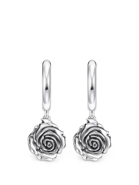 Thomas Sabo Midnight Rose hoop earrings